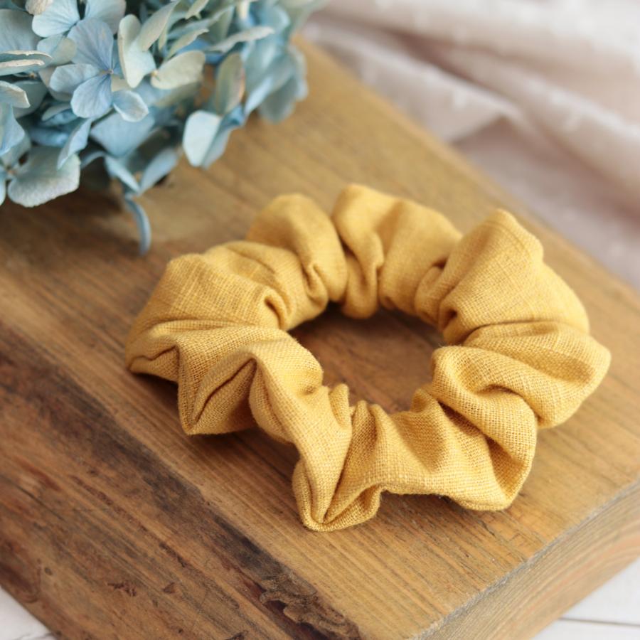 Gumička - Scrunchies (Okrová)