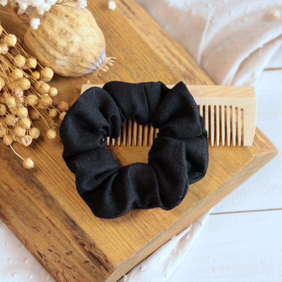 Gumička - Scrunchies (Černá)