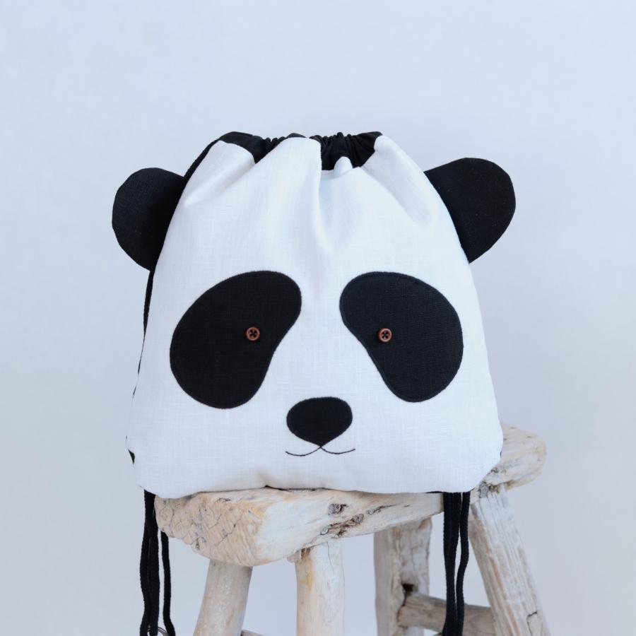 Dětský stahovací batoh VAKOŠ - Panda